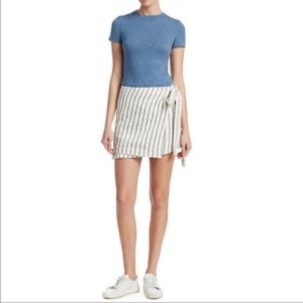 Theory wrap tie skirt- New